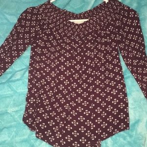 Over the shoulder long tee